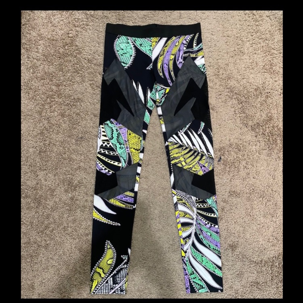 Just Cavalli Multi colored leggings size 42 s/m